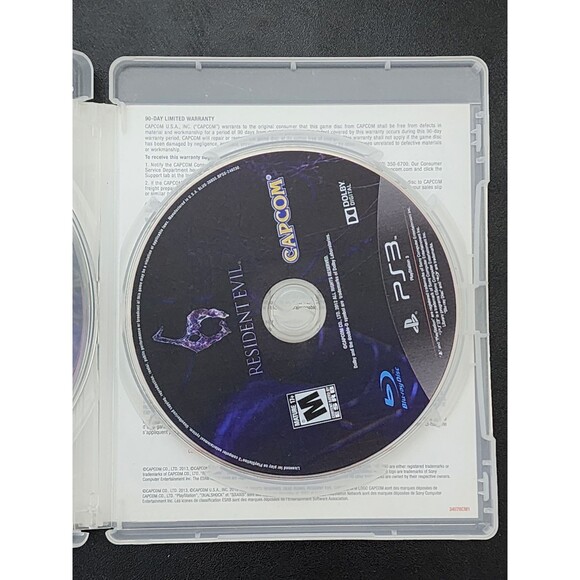 Capcom Essentials Resident Evil 6 & Dead Rising 2 (Sony PlayStation 3, 2013) PS3 - Picture 5 of 5